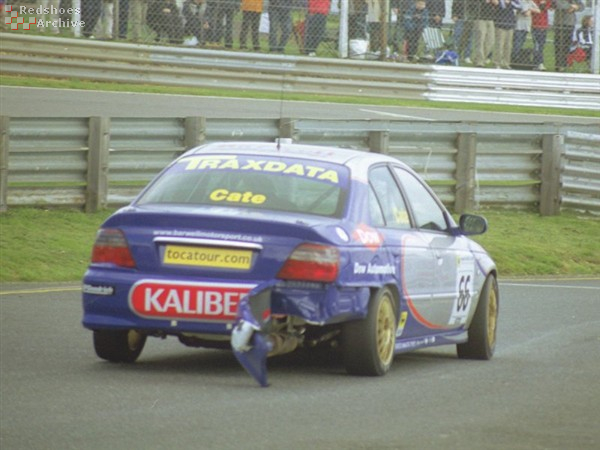 Peter Cate heads for the pits