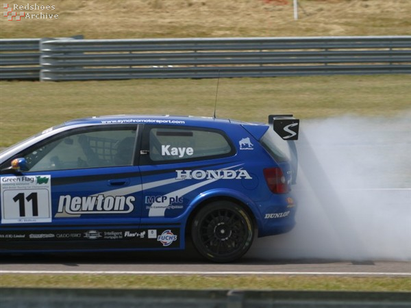 James Kaye's Honda retires