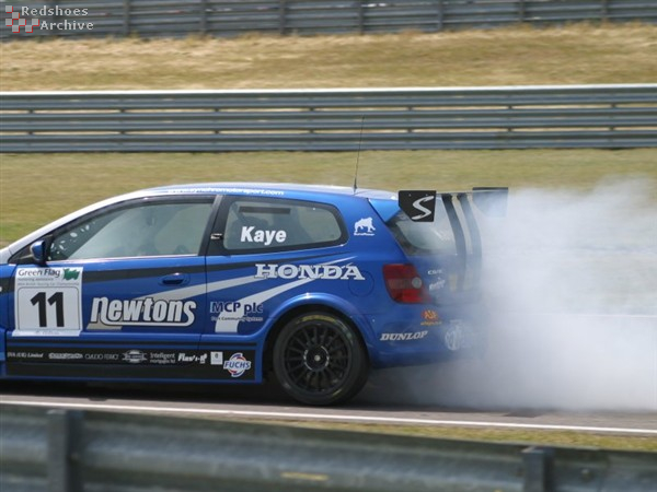 James Kaye's Honda retires