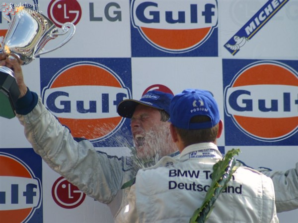 Podium celebrations