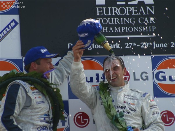 Podium celebrations
