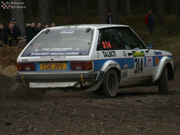 Julian Burch / Vicky Burch - Talbot Lotus Sunbeam
